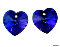 Swarovski  Heart(6228) Pendant- 18mm- Crystal Heliotrope
