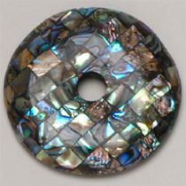 Paua Donut(back to back) 50mm
