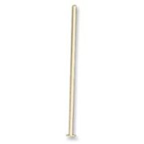  Head Pins Flat Head 0.7 x 50mm G/P- Wholesale Pack