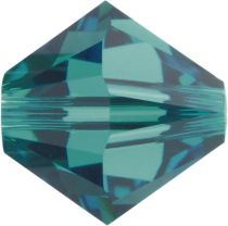 Swarovski  Bicone 5328-6mm-Factory Pack- Blue Zircon