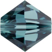 Swarovski  Bicone 5328-6mm-Factory Pack- Indicolite