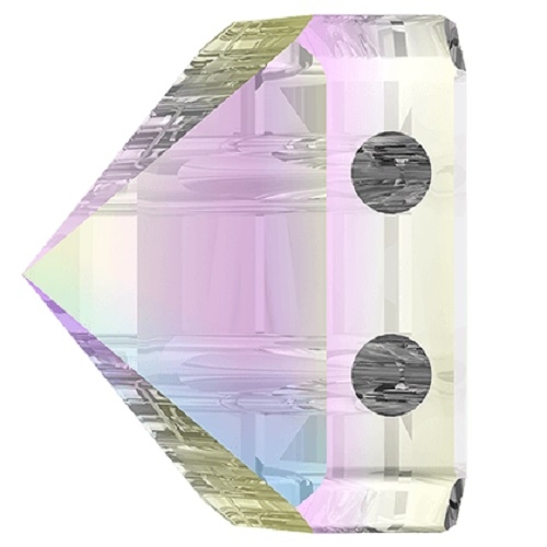 Swarovski Crystal 5061 Square Spike Bead (2 Hole) 7.5mm