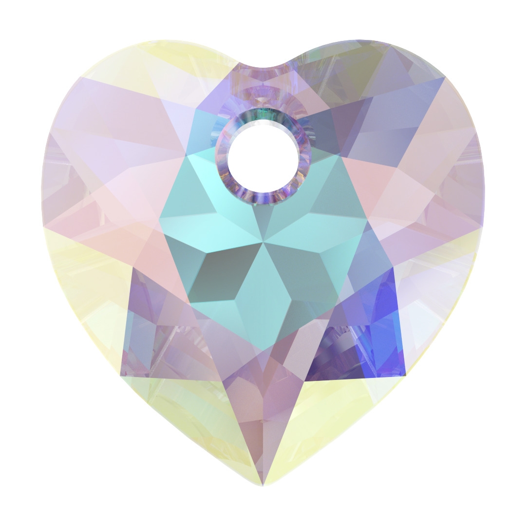 Swarovski Crystal 6432 Heart Cut Pendant - 10.5 mm