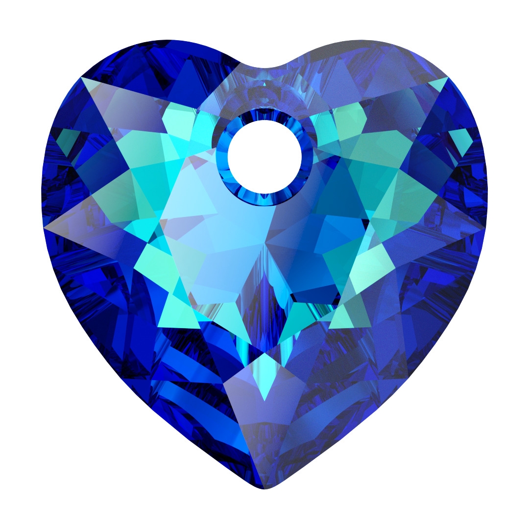 Swarovski Crystal 6432 Heart Cut Pendant - 14.5 mm