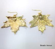 Natural Leaf Neclace & Earring