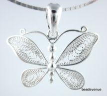 Sterling Silver Pendants Butterfly & Insects