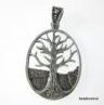 Sterling Silver Pendants - Tree Of Life, Flower & leaves