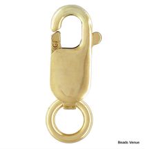 Gold Filled (14K)Lobster Clasp W/Ring- 3.0x8.0mm -Wholesale Pack