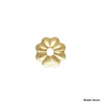  Gold Filled Bead Cap 4mm W/1.0mm Hole- Wholesale Pack