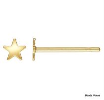 Gold Filled(14k) 3.5mm Star Earring Post -Wholesale Pack