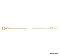 Gold Filled(14k) Box Chain(0.85mm)- 45 cms.