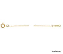 Gold Filled(14k) Cable Chain(1.1mm)- 45 cms.