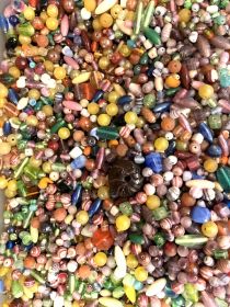 Assorted Glass Beads Mix- 10 kg.