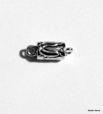 Sterling Silver Magnetic Tube Clasp -6x9mm
