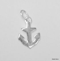 Sterling Silver Charm Small Anchor 13X9 mm