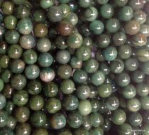 Verdite Beads Round -6mm-40 cms. Strand
