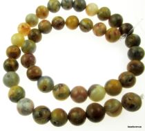 Crazy Lace Agate Round- 8mm- 16