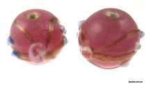 Wedding Cake  R-8mm Beads- Rose Pink(Opaque)