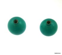 Glass Beads Round-6mm- Green (Translucent)