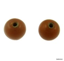 Glass Beads Round-6mm- Peach (Translucent)