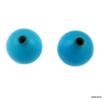 Glass Beads Round-8mm- Turquoise Blue(Translucent)