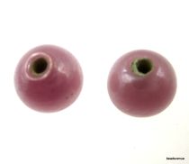 Glass Beads Round- 8mm- Pink (Opaque)Luster