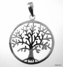 Sterling Silver Pendant Tree of life -23.5mm