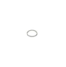 Sterling Silver Oval  Open Jump Ring 0.8 x 4.1 x 6.4 mm- 50 Pcs.