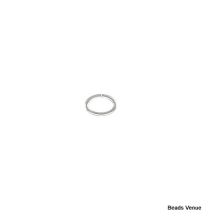 Sterling Silver Oval Jump Ring Open 0.8 x 3.6 x 5.5 -Wholesale Pack -50 Pcs.