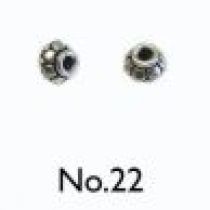 Sterling Silver Spacer Bead 4x5mm