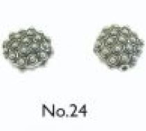 Sterling Silver Bead 12x7mm