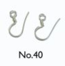 Sterling Silver Earring Hook- Height 15mm