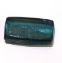  Foil Beads Rectangle 35x20mm- Teal Green