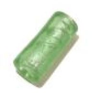  Foil Beads Tubes 25x11mm - Light Green