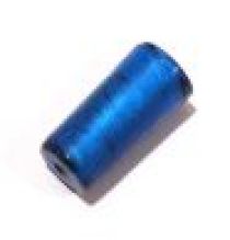  Foil Beads Tubes 25x11mm - Dark Blue
