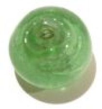  Foil Beads Round 14-16mm- Light Green