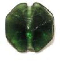  Glass Octagons 19x11mm-Dark Green(trans)