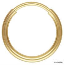 Gold filled (14k) Endless Hoop 12mm
