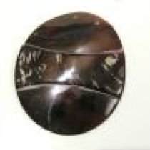 Pendant Blacktab Shell Oval with skin-80mm