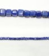  Glass Cubes Strands 5mm-Royal Blue (opaque)
