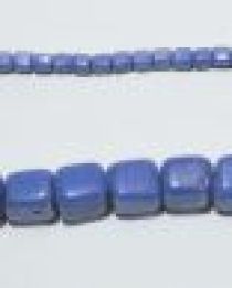  Glass Cubes Strands 10mm- Royal Blue(opaque)