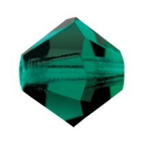 Preciosa® Crystal Bicone Beads Emerald - 3mm