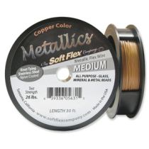 Soft Flex Beading Wire - Fine -Copper Metallics