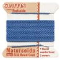 Griffin Natural Silk Bead Cord-Blue (No. 7 )