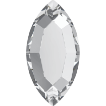 Swarovski Crystal Flatback No Hotfix 2200 Navette Flat Back (4.00x2.00mm) - Crystal (F) -  720 Pcs