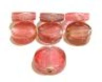 Foil Beads Disc -25mm -Pink