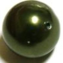 Swarovski  Pearls( 5811) R-14mm - Dark Green