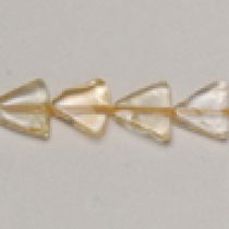  Citrine triangle 7-8mm( handcrafted size varies), App. 16