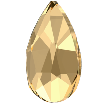 Swarovski Crystal Flatback No Hotfix 2303 Pear Flat Back (8.00x5.00mm) - Crystal Golden Shadow (F) - 144 Pcs