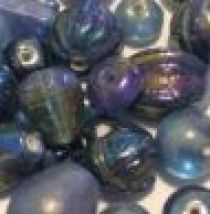 Mix Glass Beads AB/RB -Blue